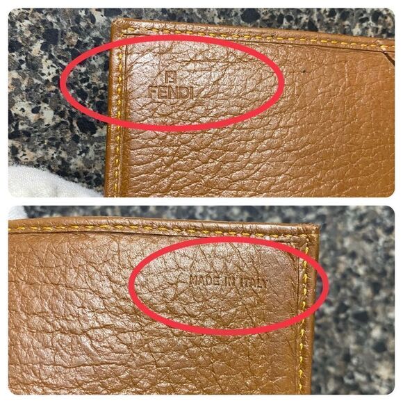 FENDI Zucca Canvas Leather Long Wallet Brown - Picture 5 of 13